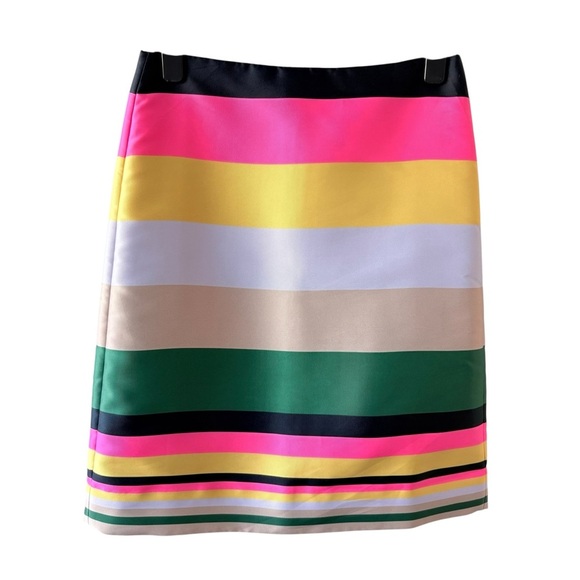 J. Crew Colorful Stripe Pencil Skirt - Picture 2 of 9